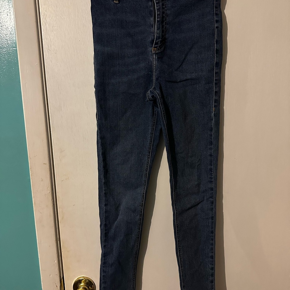 Topshop Blue Skinny Jeans Classic Style